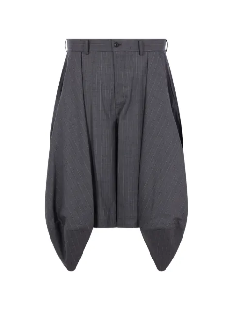 Comme des Garçons Homme Plus pinstripe-pattern draped trousers
