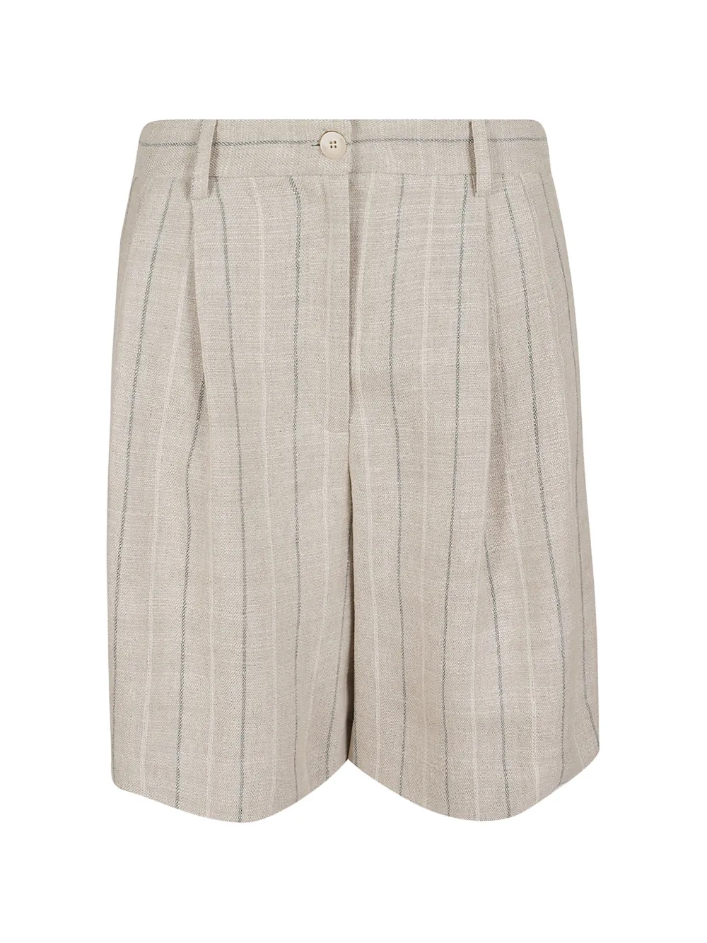Antonelli pinstripe pleated shorts - Toni neutri
