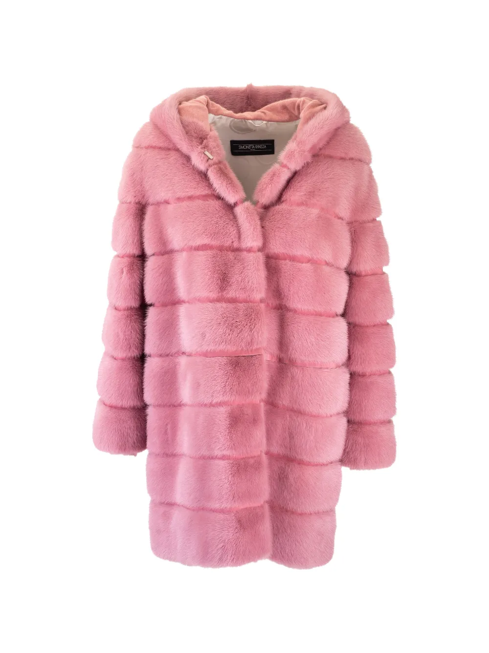 Simonetta Ravizza hooded panelled coat - Rosa