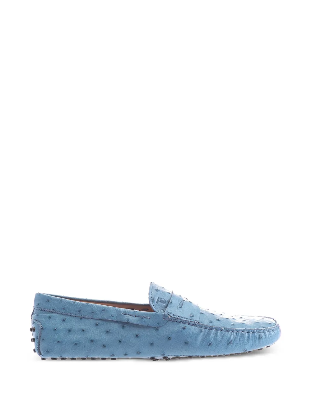 Tod's all-over details leather loafers - Blu