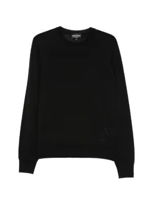 Y-3 クルーネック セーター | ブラック | FARFETCH JP