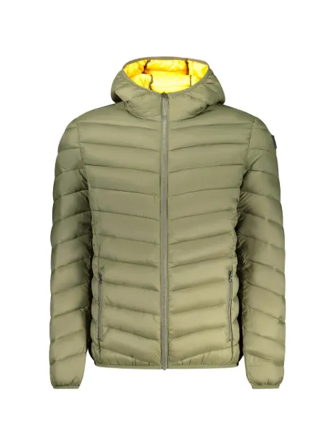 MARINA YATCHING quilted zip-up hooded jacket