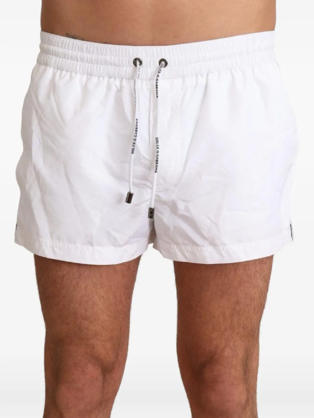 Dolce & Gabbana Costume da bagno King con logo - Bianco