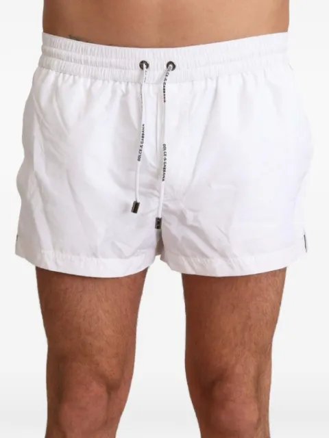 Dolce & Gabbana King logo-tape swim shorts