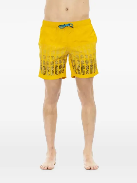 Bikkembergs logo-print drawstring swim shorts