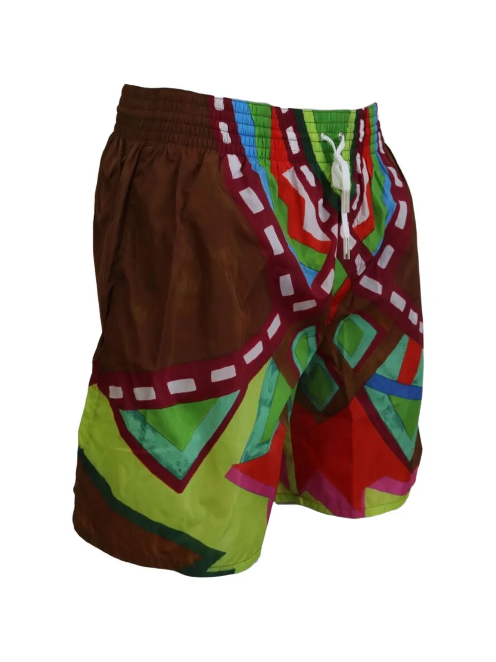 DSQUARED2 Zwembroek met geometrische print Bruin