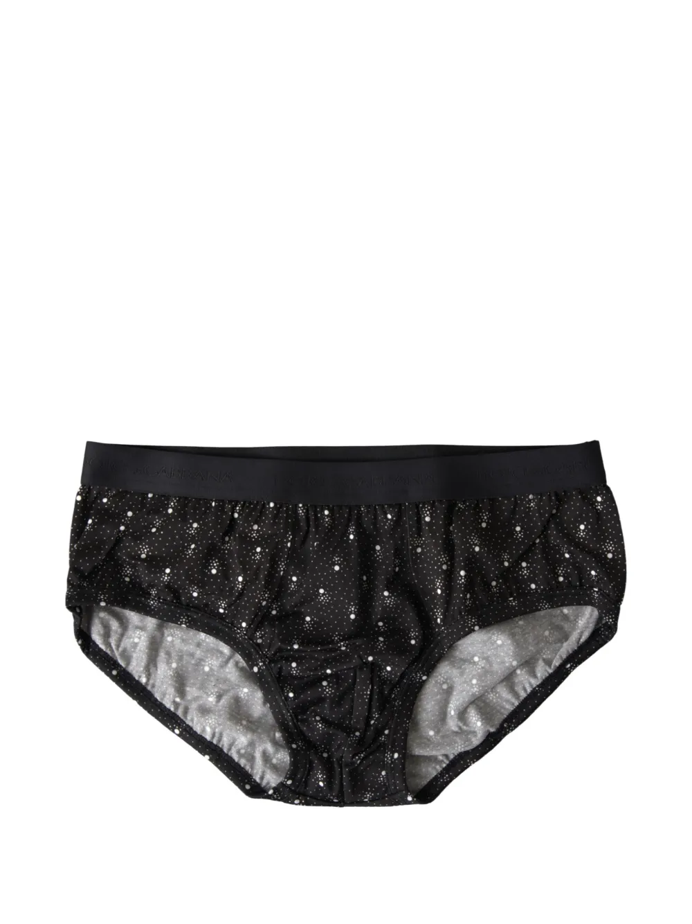 Dolce & Gabbana Slip a pois - Nero