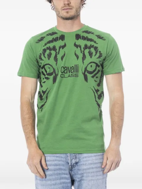 Cavalli Class graphic-print T-shirt