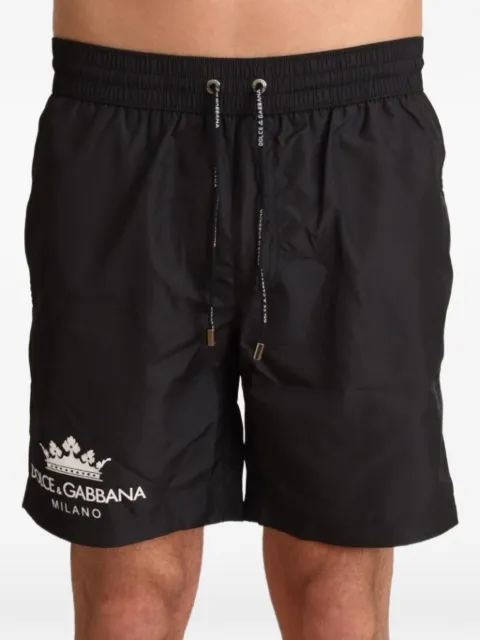 Dolce & Gabbana logo-print drawstring swim shorts