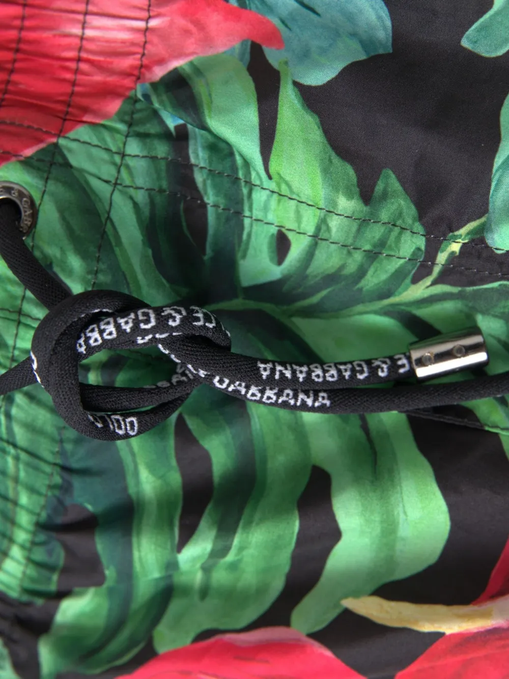 Dolce & Gabbana Zwembroek met bloemenprint Groen