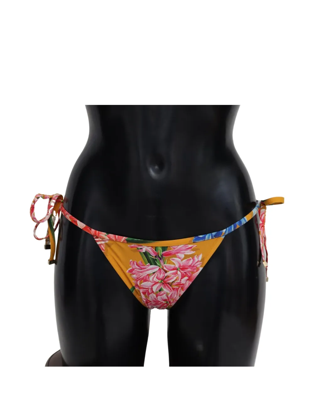 Dolce & Gabbana Slip bikini a fiori - Giallo