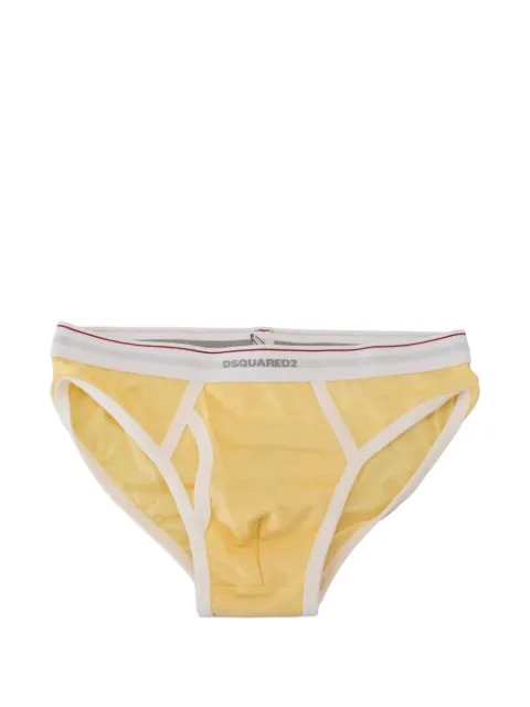 DSQUARED2 logo-waistband swim briefs