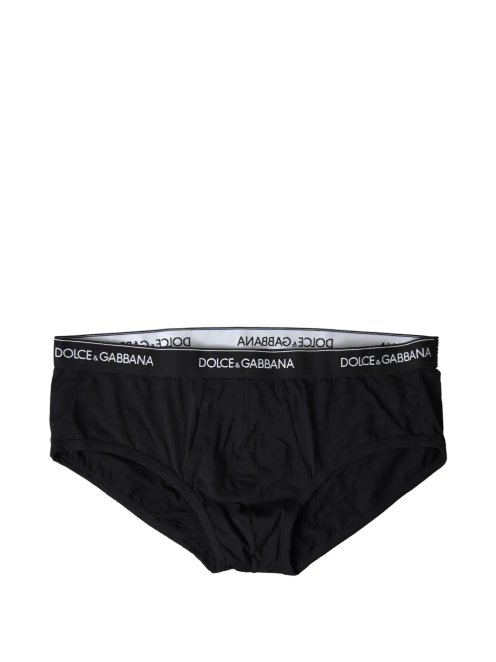 Dolce & Gabbana Slip mit hohem Beinausschnitt - Schwarz