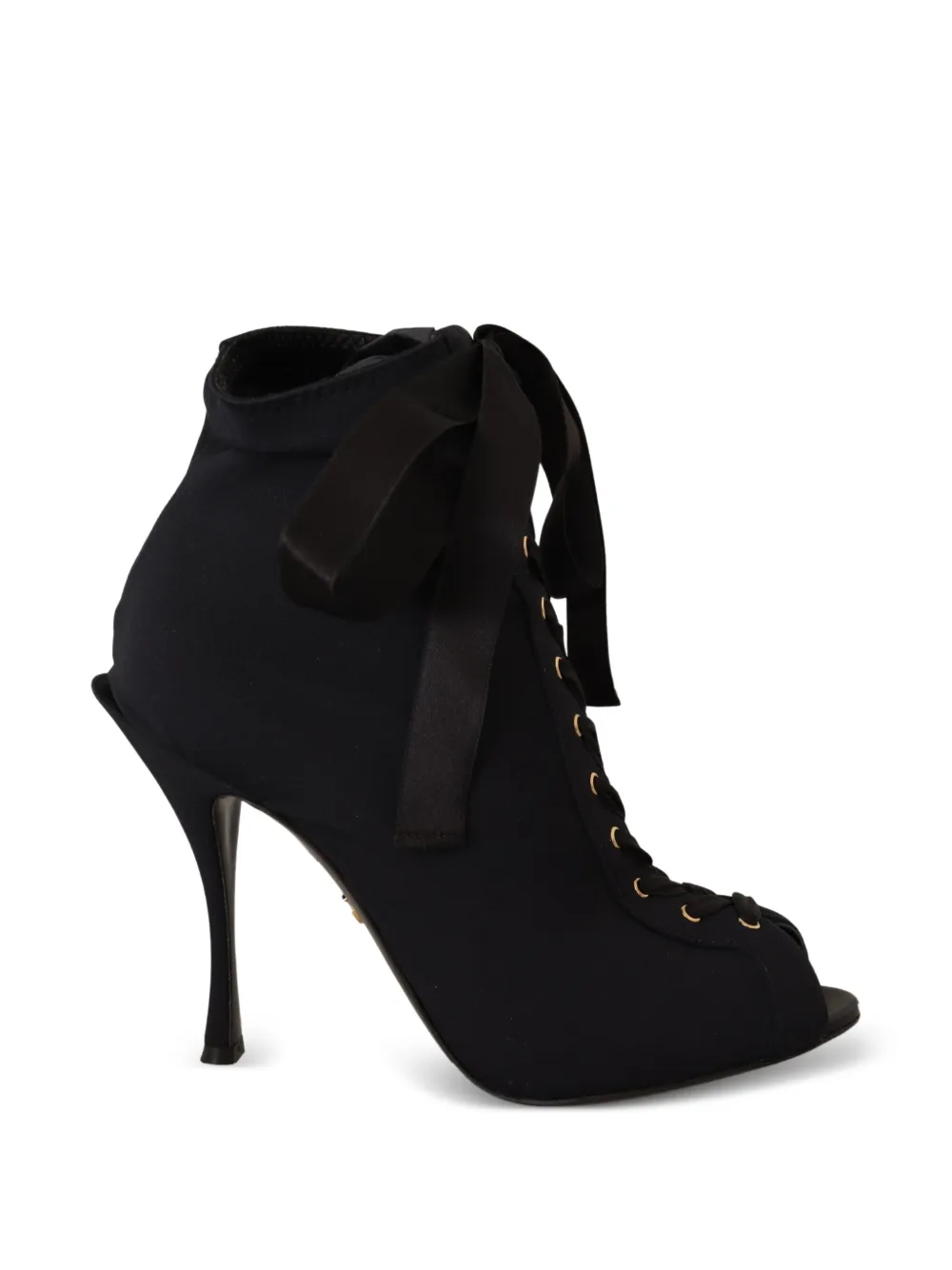 Dolce & Gabbana peep-toe heeled sandals - Nero