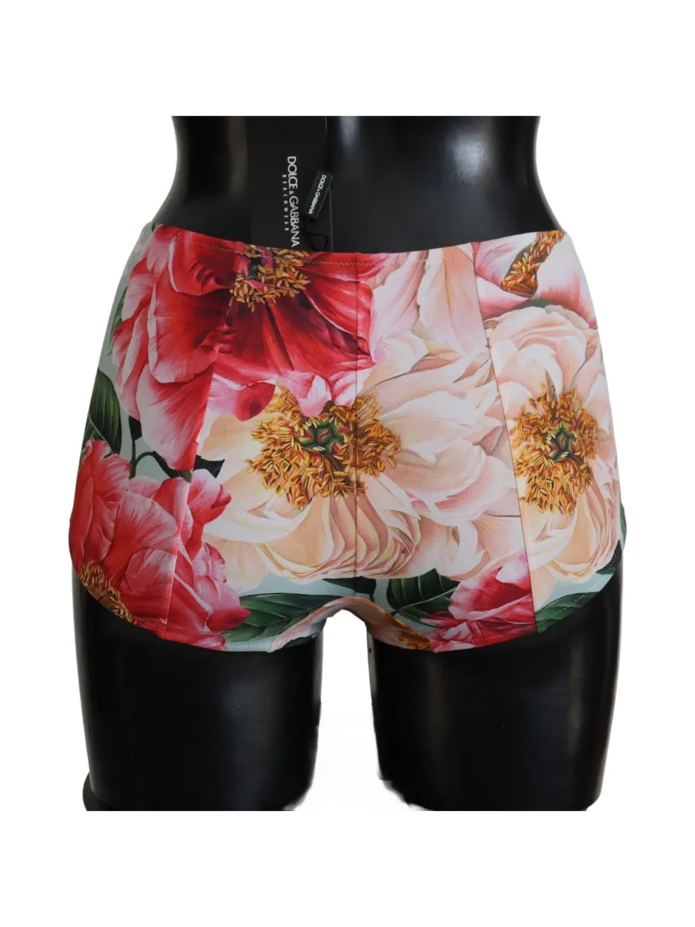 Dolce & Gabbana High-waist slip met bloemen-print Roze