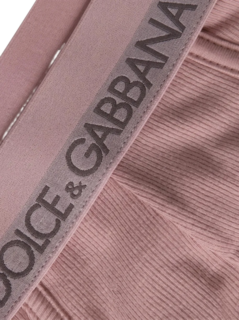 Dolce & Gabbana Slip met logoband Roze