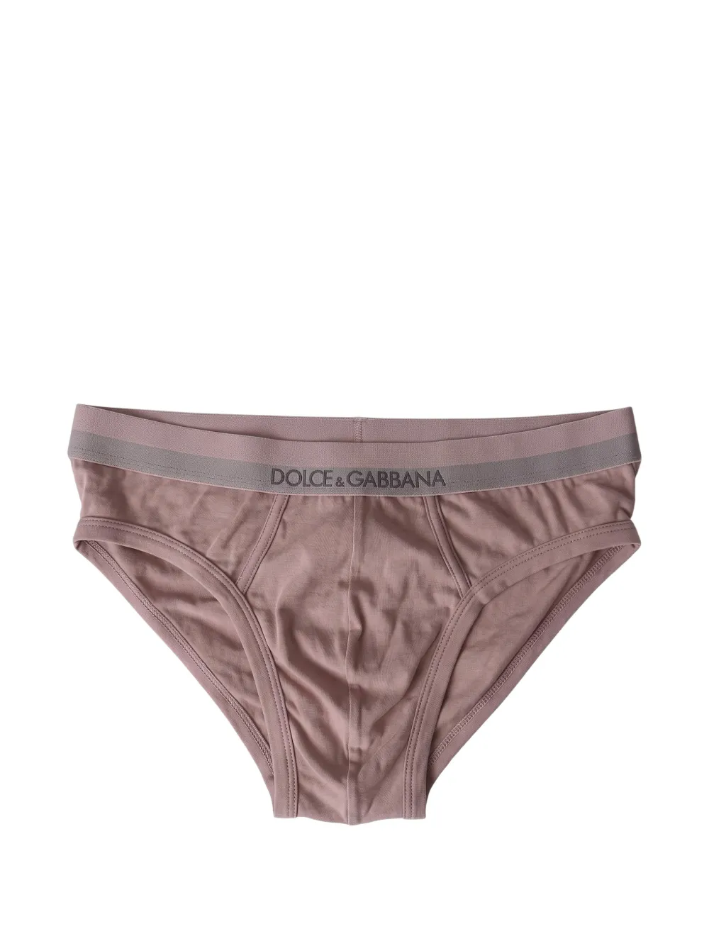 Dolce & Gabbana Slip mit Logo-Bund - Rosa