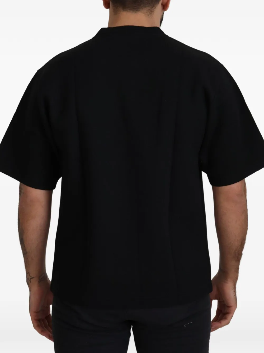 Dolce & Gabbana T-shirt met logoprint met ronde hals Zwart