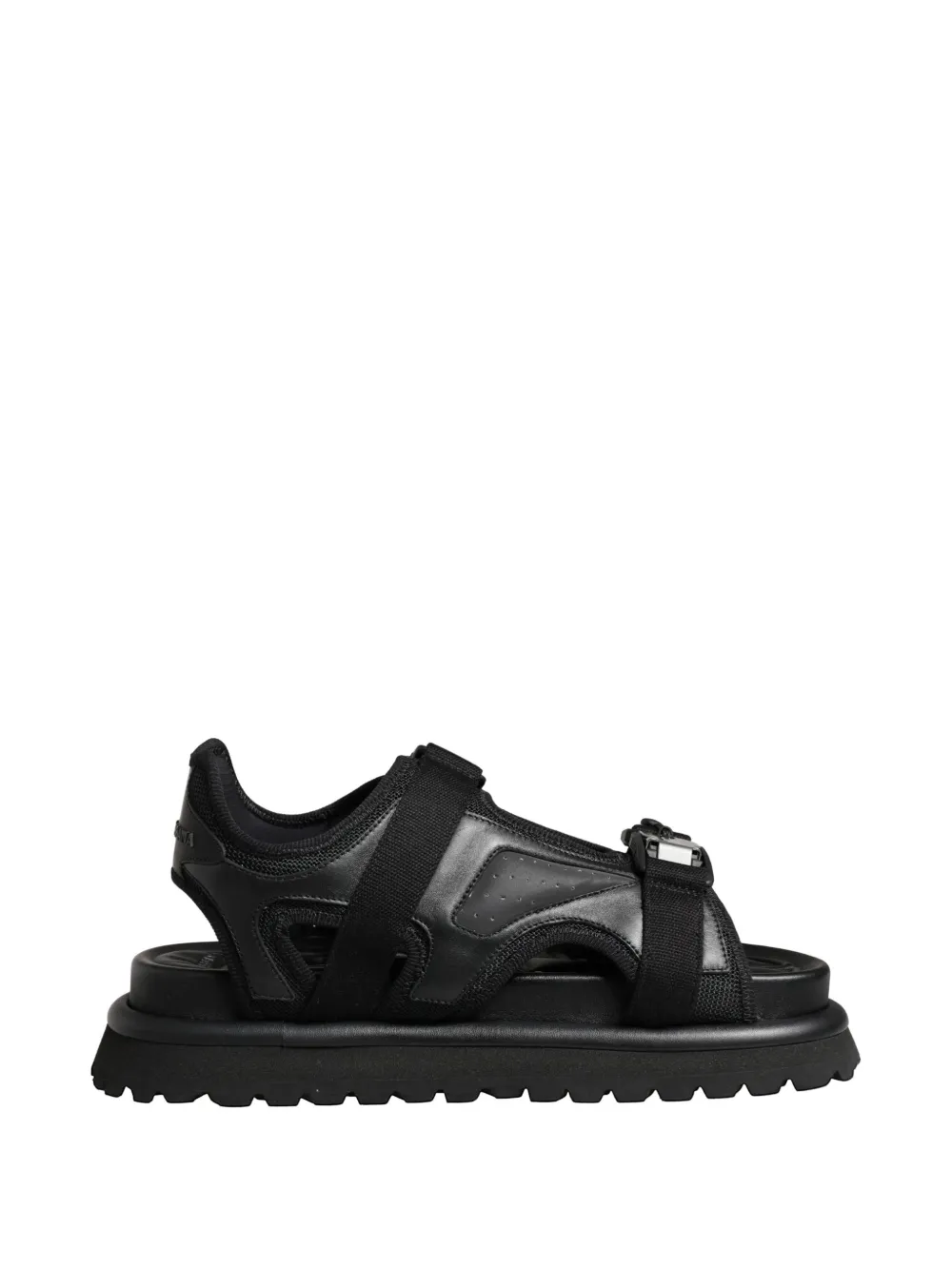 Dolce & Gabbana logo-detailed chunky sandals - Black