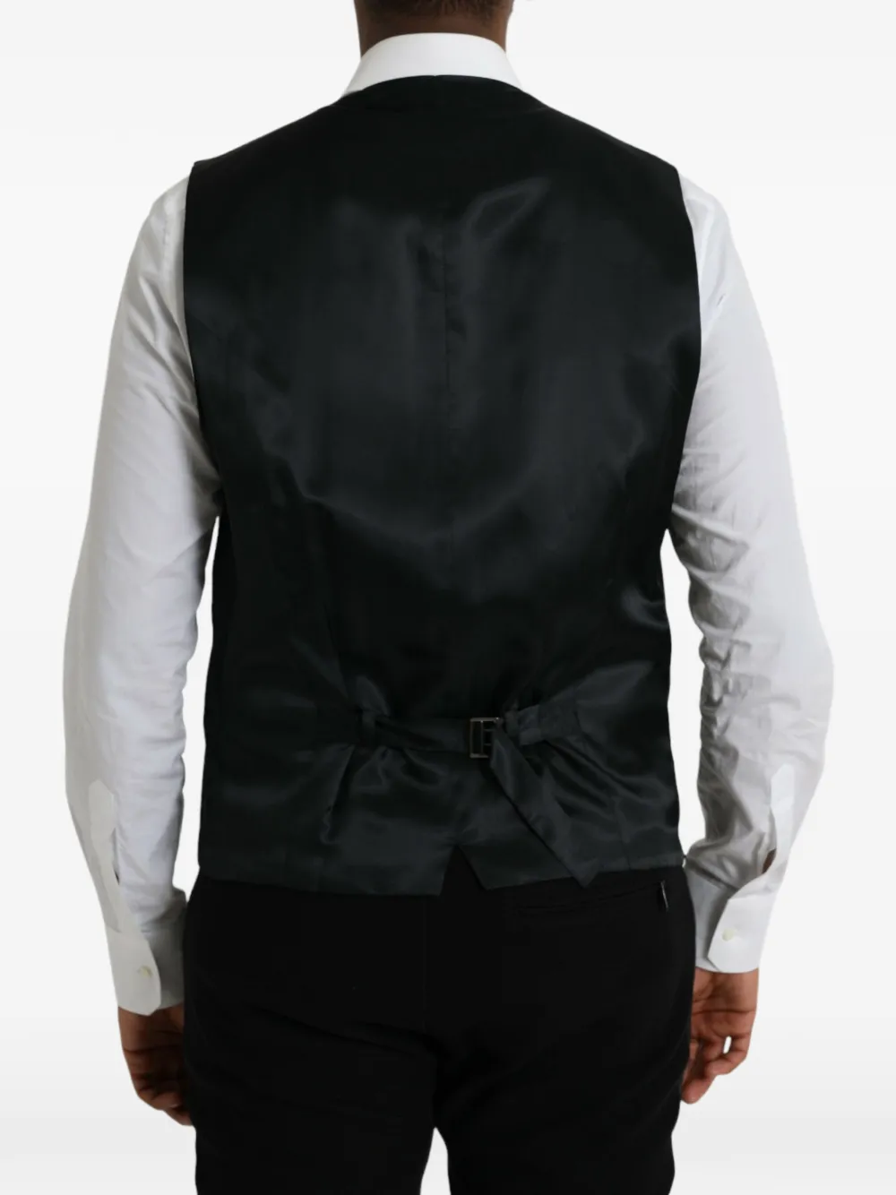 Dolce & Gabbana Gilet met V-hals en knopen Grijs