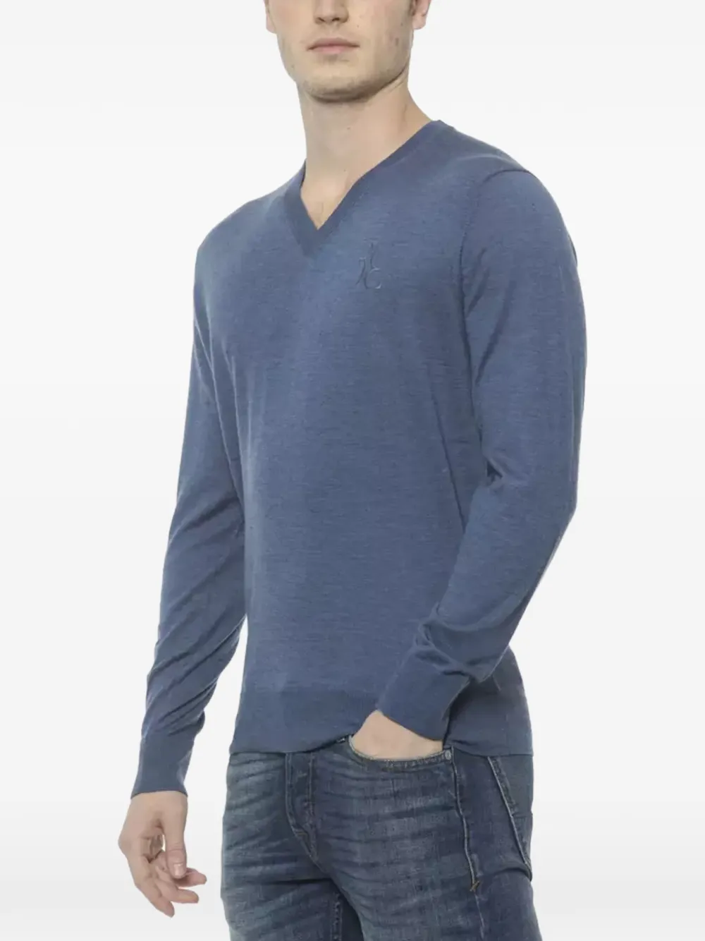 Billionaire Sweater met geborduurd logo Blauw