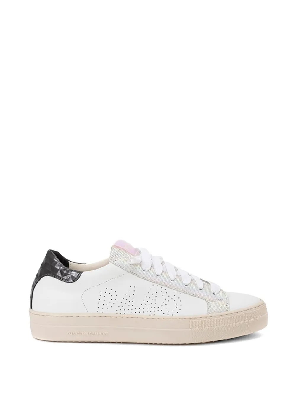 P448 John Perforated-leather Sneakers In White