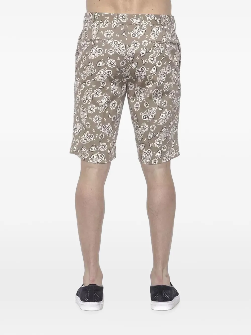 PT Torino Shorts met paisley-print Beige