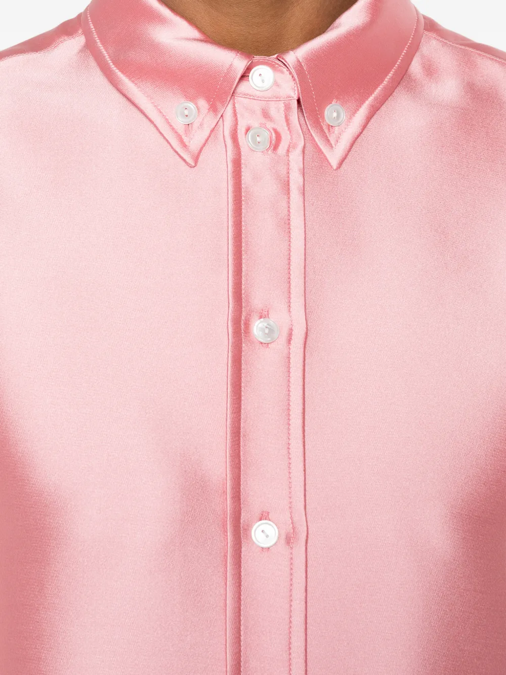 CALVIN KLEIN COLLECTION Button-down blouse Roze