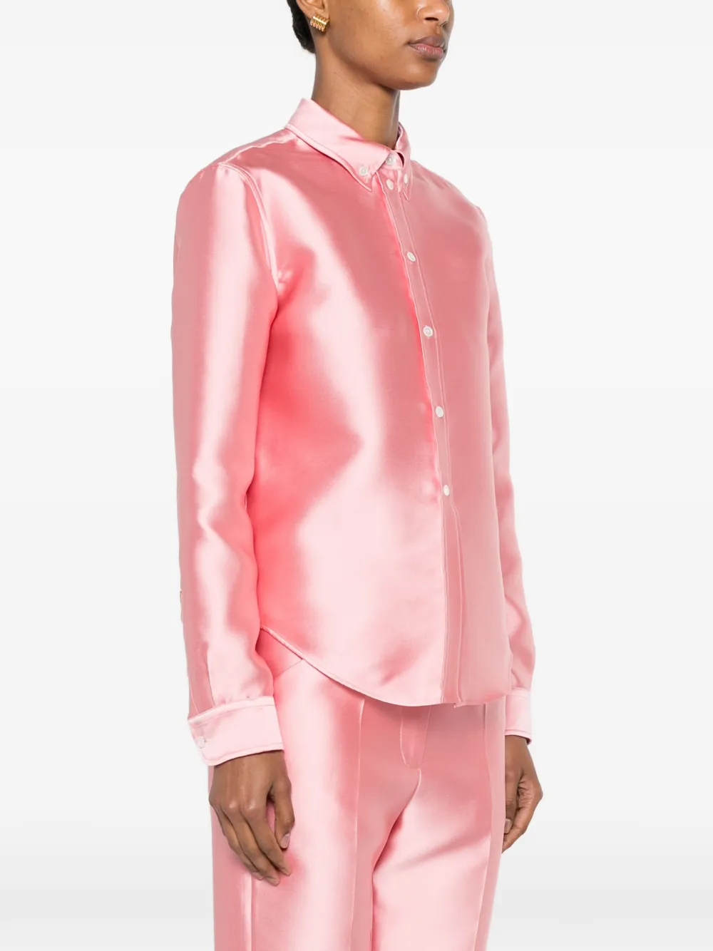 CALVIN KLEIN COLLECTION Button-down blouse Roze