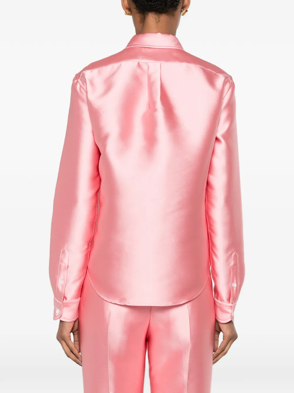 CALVIN KLEIN COLLECTION Button-down blouse Roze