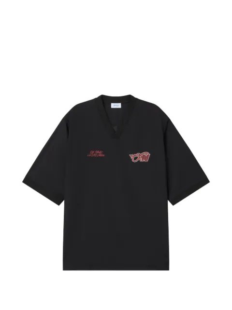 Off-White t-shirt AC Milan à logo imprimé