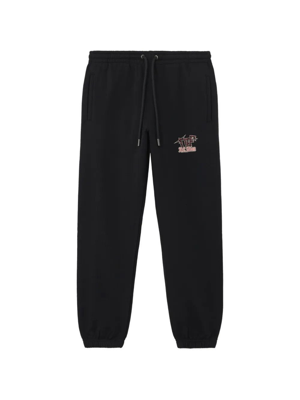 Off-White x AC Milan elasticated-waistband track pants - Nero