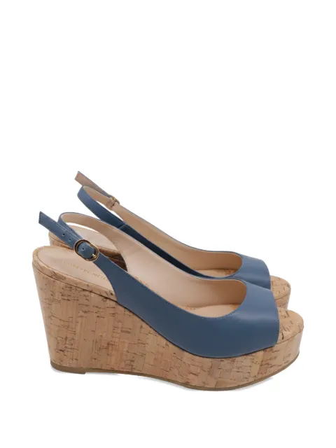 Stuart Weitzman Riveria slingback wedge sandals
