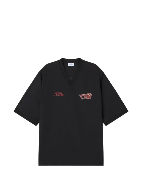 Off-White x AC Milan logo-print T-shirt
