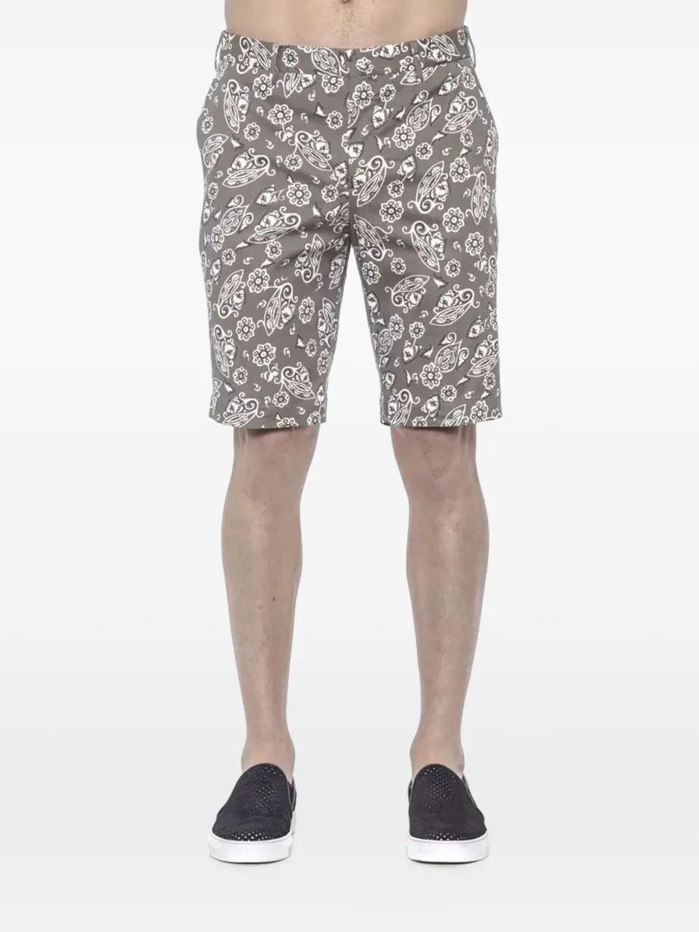 PT Torino paisley-print cotton shorts