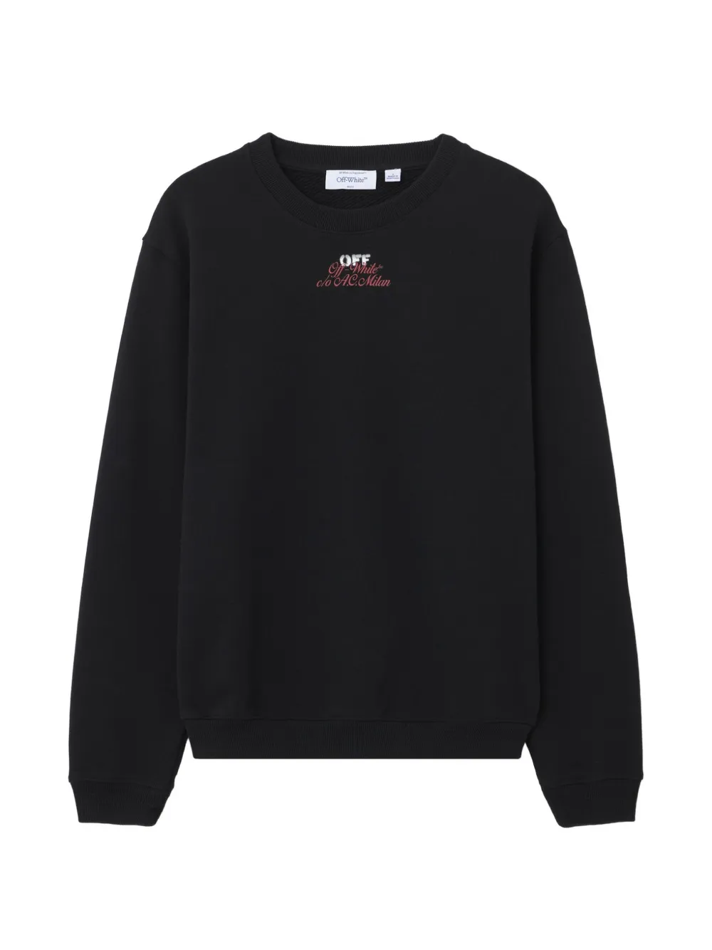 Off-White x AC Milan graphic-print sweatshirt - Nero