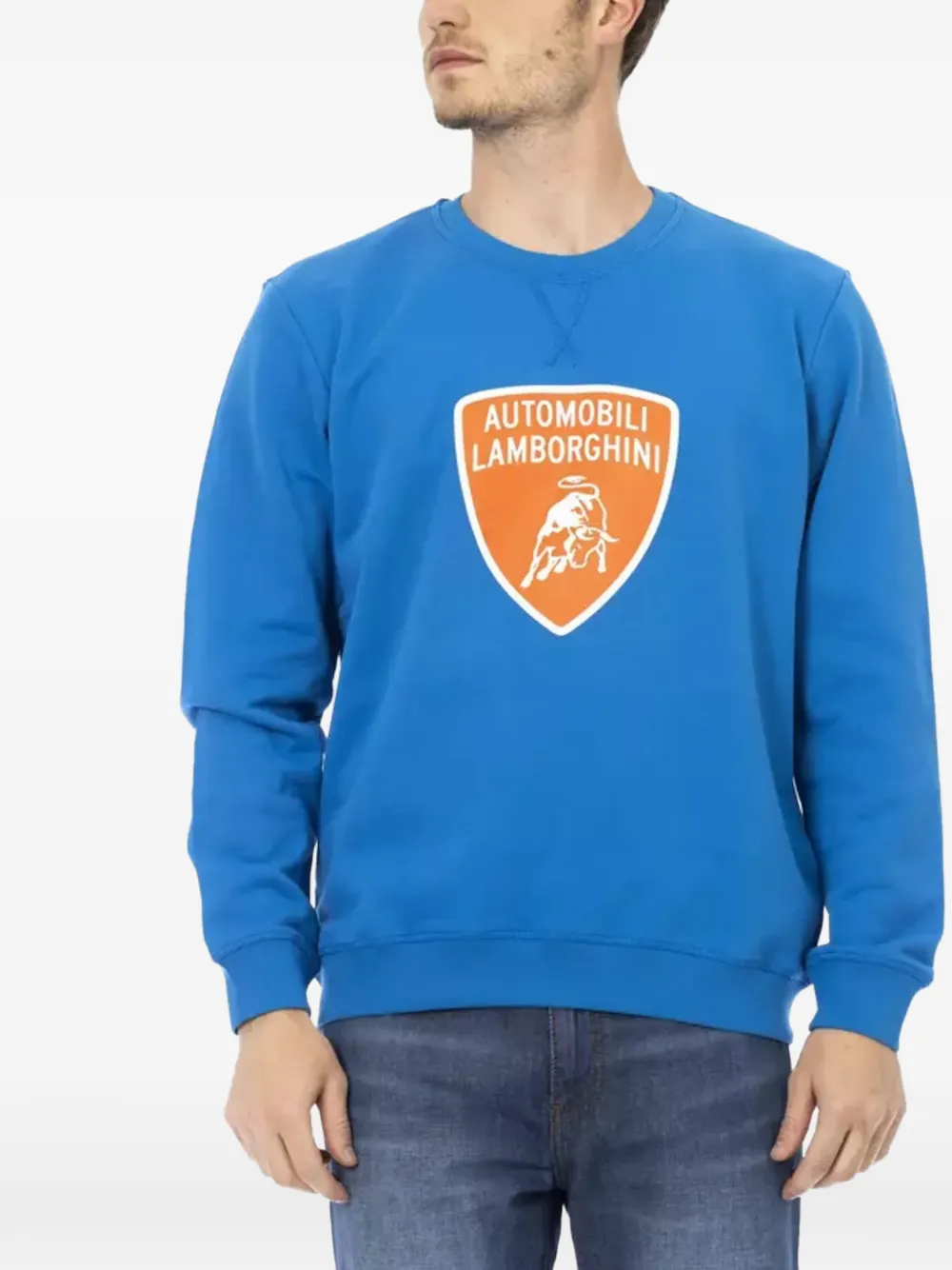 Automobili Lamborghini logo-print crew-neck sweatshirt