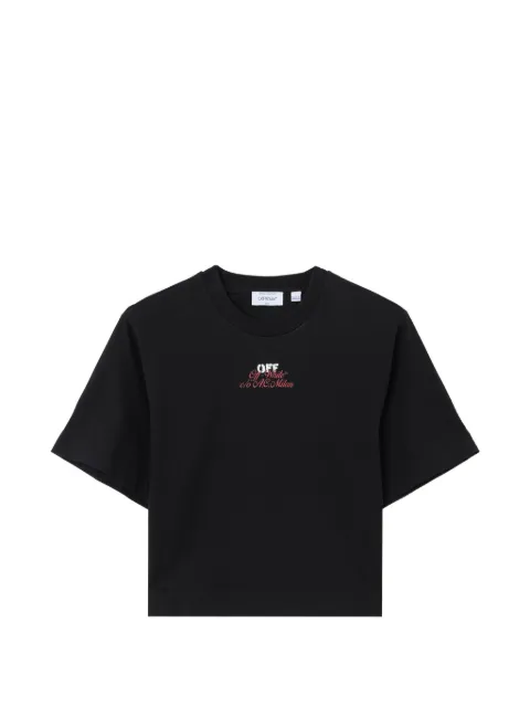 Off-White x AC Milan logo-print T-shirt