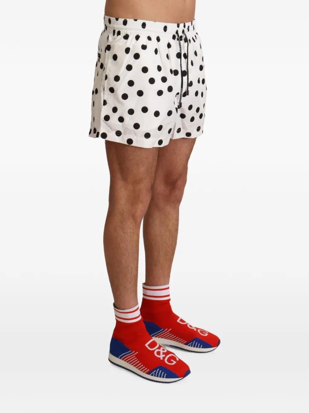 Dolce & Gabbana Zwembroek met trekkoord Wit