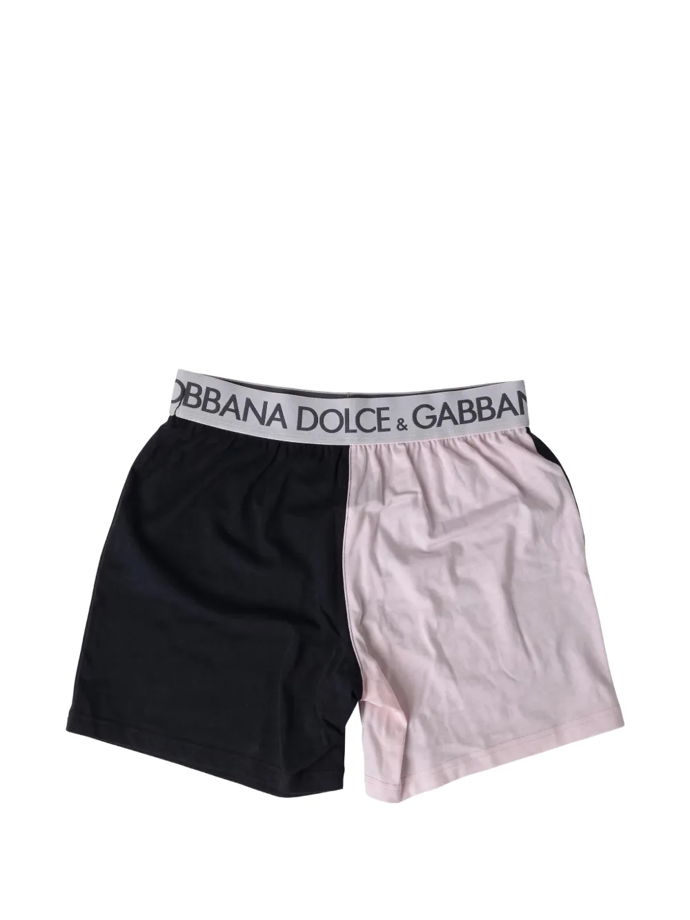 Dolce & Gabbana Shorts met logoband Blauw