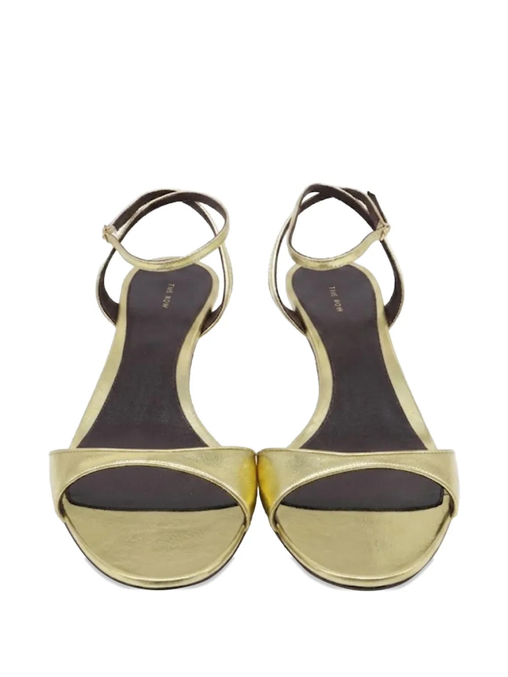 The Row Pre-Owned Vika ankle strap sandals - Oro