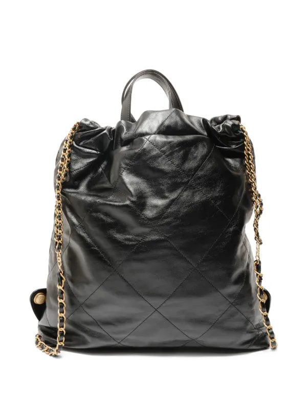 CHANEL Pre-Owned 2022-2025 Chanel 22 Backpack | Black | FARFETCH AO