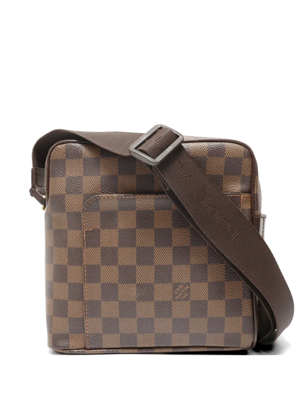 Louis Vuitton Pre-Owned 2007 Olaf PM Damier shoulder bag - Braun