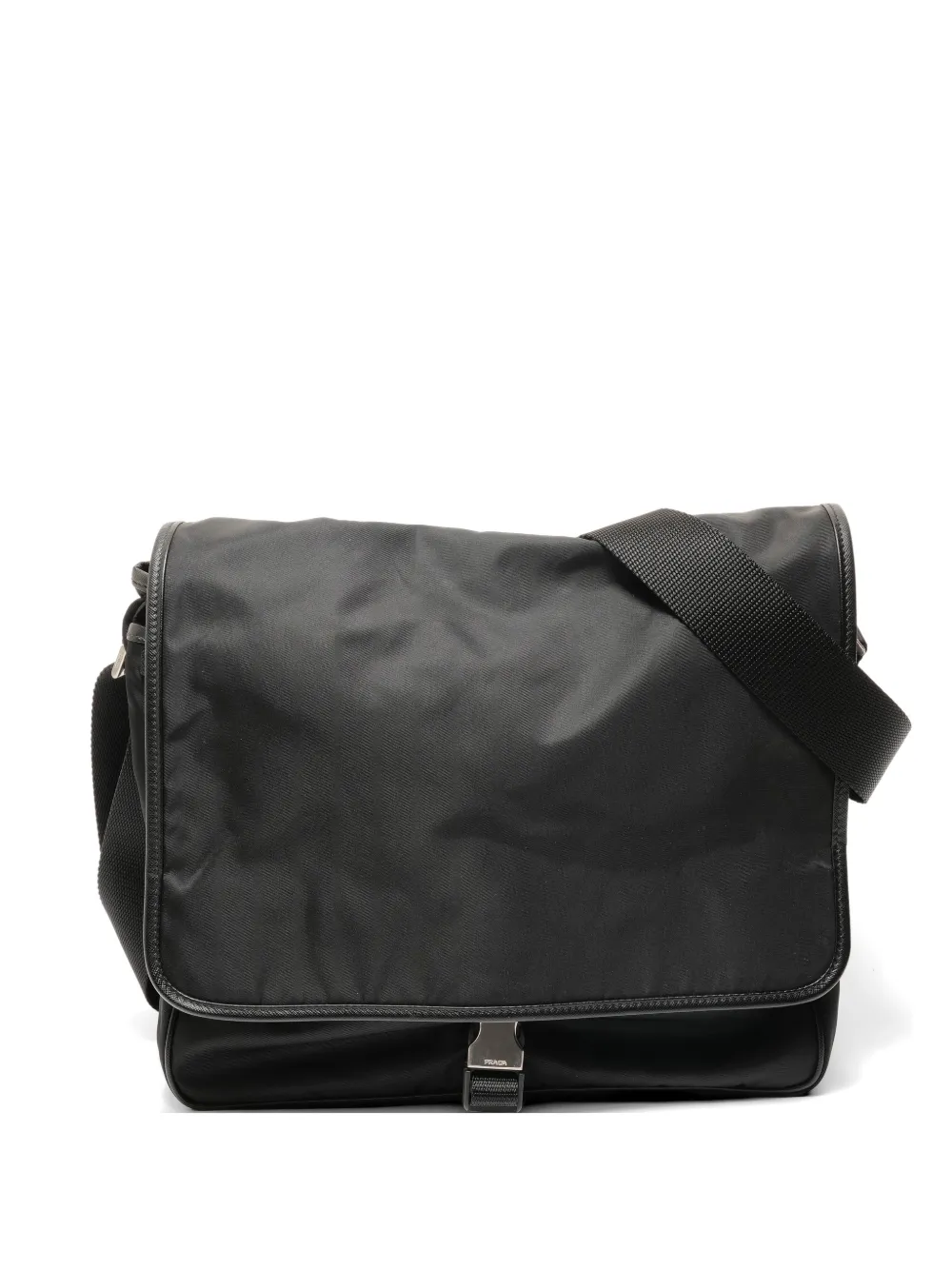 Prada Pre-Owned 2000-2010s buckle shoulder bag - Nero