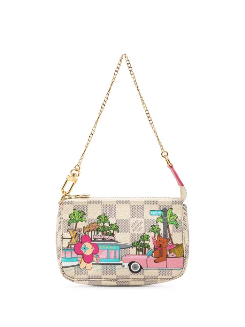 Louis Vuitton Pre-Owned mini Damier Azur Animation Hollywood Mini Pochette Accessoires håndtaske fra 2021