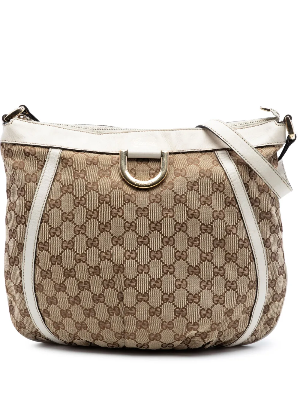 Gucci Pre-Owned 2016-2026 GG Canvas Abbey D Ring crossbody bag - Toni neutri