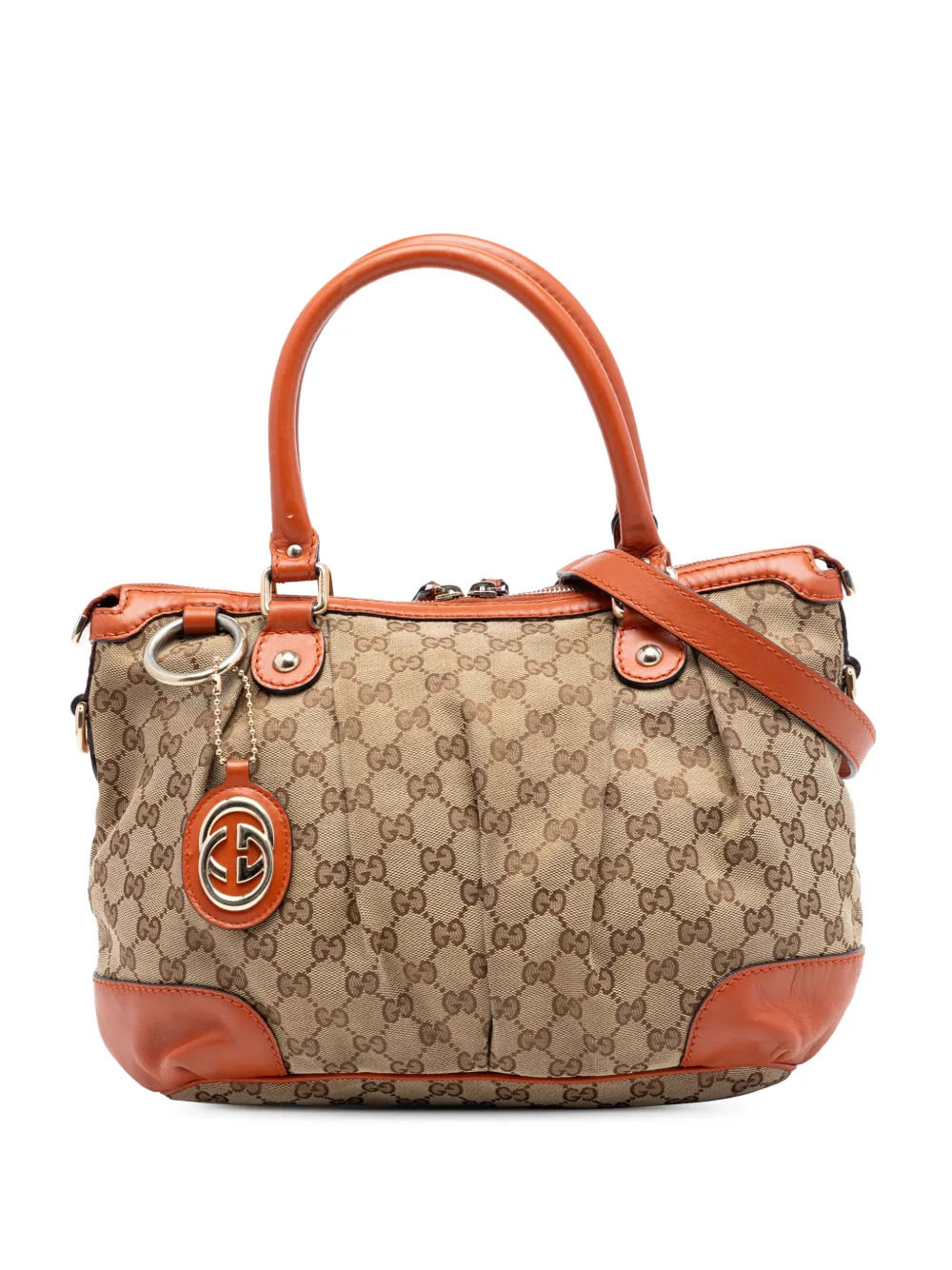 Gucci Pre-Owned 2016-2026 GG Canvas Sukey satchel - Arancione