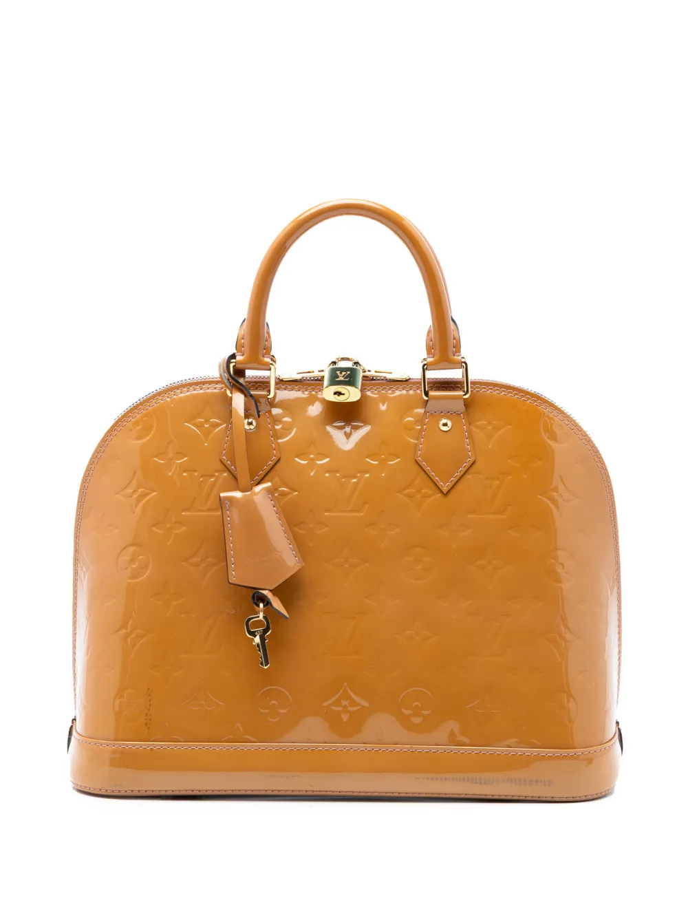 Louis Vuitton Pre-Owned 2012 Monogram Vernis Alma PM handbag - Marrone