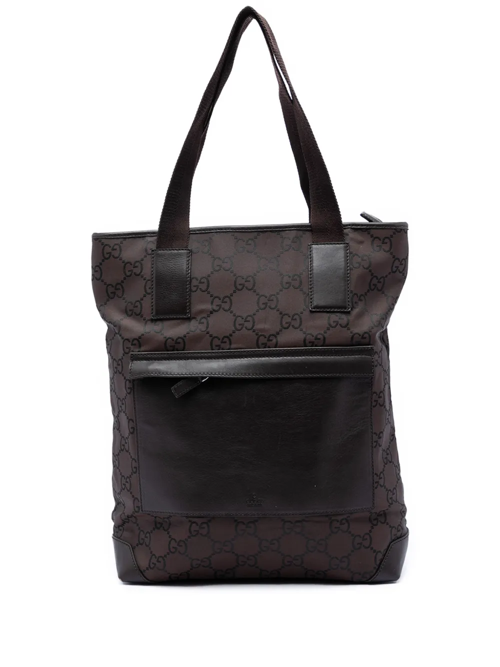 Gucci Pre-Owned 2016-2025 GG Nylon tote bag - Marrone