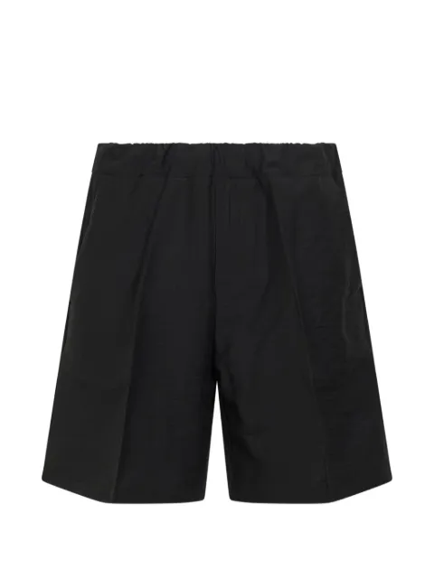 Costumein pleated cotton shorts